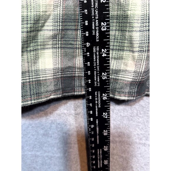 Carhartt Flannel Hoodie Women's Large Multicolor Plaid Cotton Pockets Button-Up - Picture 9 of 9
